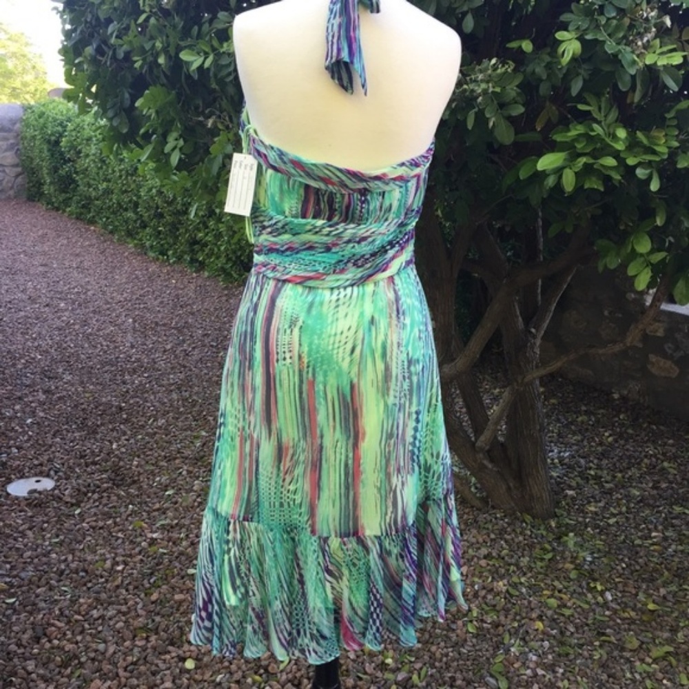 SOLD!! Morrell Maxie Multicolored Strapless Dress - Picture 3 of 7